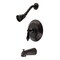 Kingston Brass KB3635PKL Tub and Shower Faucet, Oil Rubbed Bronze KB3635PKL - alternate 1